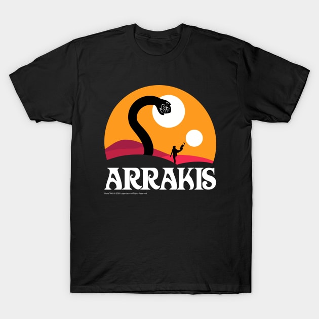 Fear Is The Mind Killer, Orange Arrakis T-Shirt by Dream Artworks